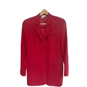 ❤️ Ann Taylor Beautiful Silk Blazer Size 8